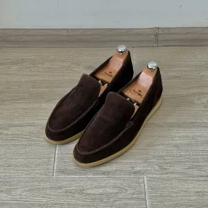 Лофери 43 замшеві коричневі чоловічі Timotheus