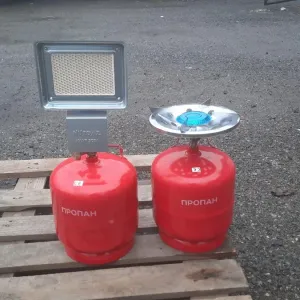 Балон газовий з тарілкою 5 л. 8л. 27л