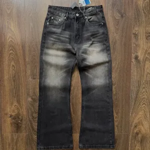 Широкі Джинси Flared Фларед Клеш Розкльошені Кльош Bootcut Jaded London Washed Штани Джинсові Baggy Чорні Темні Wide Leg Y2K Буткат Буткати Black