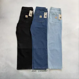 Джинси Carhartt Relaxed Fit Baggy Skate Чорні, Сині, Блакитні Джинсы Штаны Кархарт