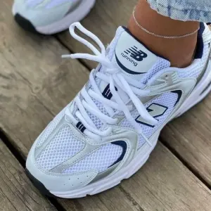 Кроссовки Женские New Balance 530 White Blue Navy/Нью Беланс/Кросівки NB