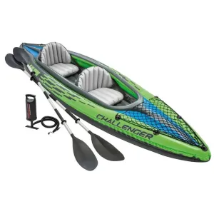 Стоковий Надувний Човен CHALLENGER K2 KAYAK Intex 68306, 351 x 76 x 38 см