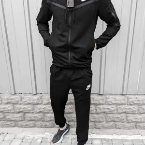 Спортивный костюм мужской Nike Tech на молнии осенний весенний найк худи штаны