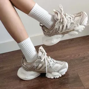 Кроссовки Женские Adidas Vento XLG Runner Deluxe Beige White/Кросівки Жіночі Венто