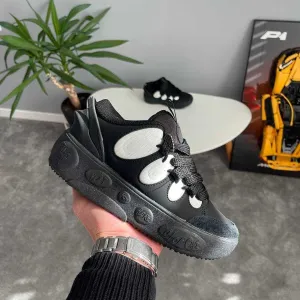 Кеди Puma x LaMelo LaFrance Black White чорні білі кросівки пума замша