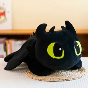 М’яка іграшка Беззубик — плюшевий дракон з мультфільму Як приборкати дракона, Нічна та Денна фурія