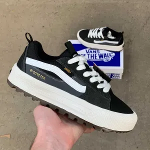 Кеди Vans Old Skool MTE-1 Grey White Black (41-46) — чоловічі Ванс, шкіряні, на осінь