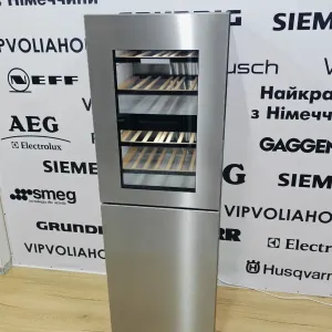 ТОП! Premium-Сегмент 3в1. Винний Двозонний Холодильний VOLIA° KWNS 28462 E ed/cs з морозильною камерою No Frost та льодогенератором! Виставка! Germany