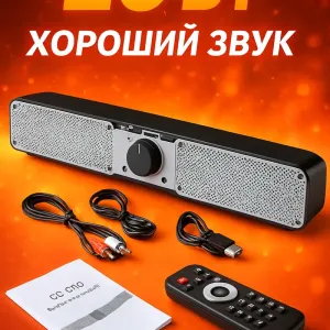 Саундбар колонка блютуз на 20w  портативна TAMPROAD