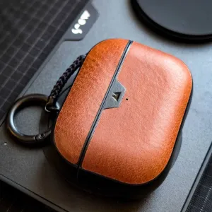Защитный кейс "Mous" Brown Leather к наушникам Apple AirPods Pro 1 и 2