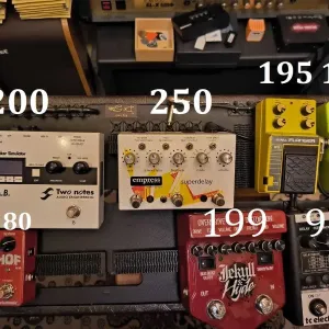 ПРОДАМ поштучно педалборд недорого Two Notes TC Ibanez Japan EHX USA Rowin Empress Delay педалі ефекти