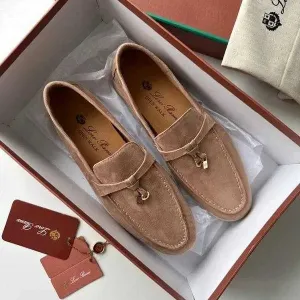 Жіночі лофери Loro Piana /Люкс Якість лоро піана пиана Натуральна замша Женские Лоферы Макасины Лоро Пиано