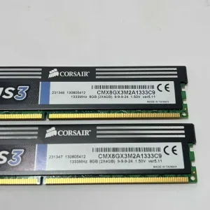 Оперативна память 8Gb kit (2x4Gb) Corsair XMS3 DDR3 PC3 10600U 1333 ПК