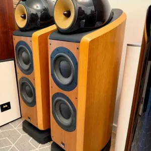 Bowers & Wilkins 802D — та самая, с которой началась эпоха Diamond ℹ️ фирменный жёлтый кевларовый среднечастотник | Cherrywood, идеал, коробки