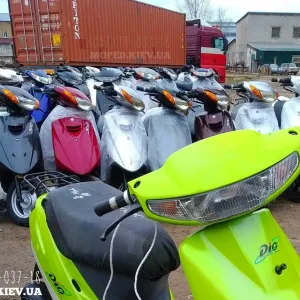 Honda dio 18 gray НOBA ПОСТABKA купить скутер мопед с контейнера