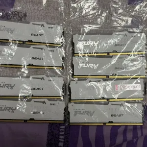 DDR5 HyperX Fury RGB 5600 MHZ 128GB 2 комплекта