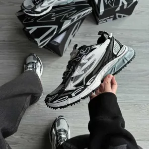 Кросівки OFF-WHITE Be Right Back Grey Black premium