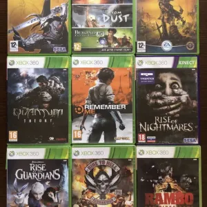 Xbox 360/Original: Otogi, Remember Me, Rayman Rambo Resident Evil, PES 2016, Portal 2, Obscure Sanoteur Splatterhouse Riddick Red Alert Need for Speed