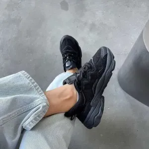 ‼️Акція / Останні Розміри‼️Кроссовки Женские Adidas Ozweego Triple Black/Жіночі Кросівки Адідас Озвіго/Кроссовки адидас Озвиго