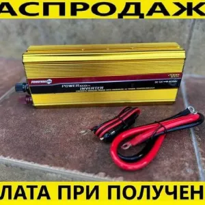 Преобразователь напряжения 12 в 220 в 2000w Инвертор тока Перетворювач