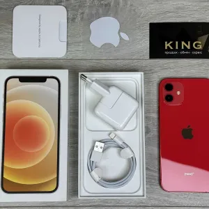 Apple iPhone 12 - 128GB - RED Neverlock 100% АКУМУЛЯТОР №511