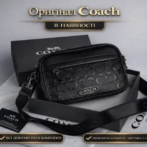 ОРИГІНАЛ! Чоловіча сумка Coach crossbody | Мужская сумка | Мессенджер
