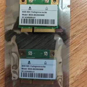 Адаптери WiFi-7 Intel BE200NGW miniPCIe 802.11 a/b/g/n/ac/ax/be + Bluetooth 5.4
