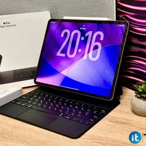 Apple iPad Pro 12.9" 6th M2 2022 MP623 /512Gb LTE(5G) +Чохол-клавіатура Ідеал!Повний комплект Spaace Gray/Magik Kaydbord+Pensil /Айпад Планшет macbook