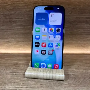 iPhone 15 Pro 128 Blue !! АКБ: 100% !! №: 7338 !! СТАН ГАРНИЙ !!! З США !! Айфон купити оригінал !!