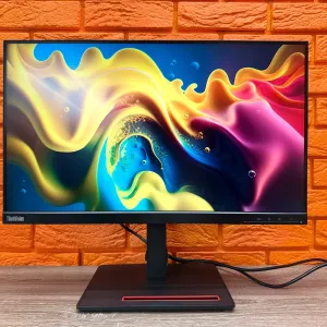 Монітор 23.8" Lenovo ThinkVision P24h-20/ 2560x1440 (2K QHD) IPS/ Type-C до 75ВТ, RJ-45 LAN/ Гарантія 1 рік