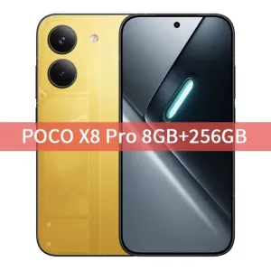 Poco X8 PRO 8*256 Yellow Global Version New чохол в подарунок