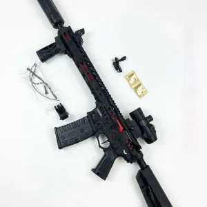 Професійний нейлоновий Автомат на Орбізах АR15, м416, НХ9 + в подарунок трейсер ( дим + світло )