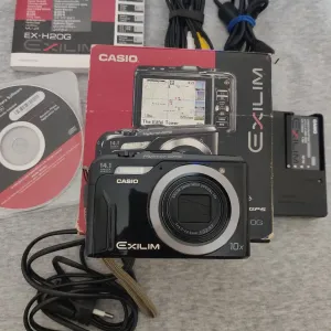Casio Exilim EX-H20G Hibrid-GPS(14 Mp+Zoom 10) фотоапарат фотокамера