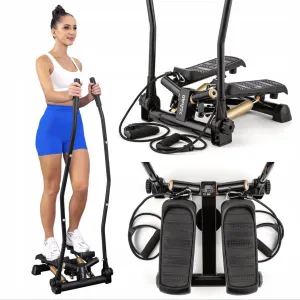 Скручуваний поворотний степпер Gymtek XST700 до 120 кг з еспандерами