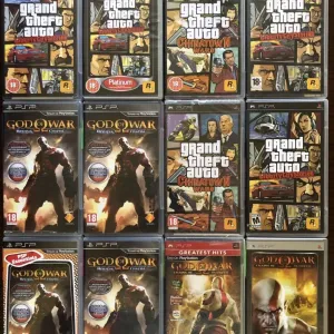 Sony PSP: GTA Liberty City, Chinatown Wars, Vice City Stories, God of War Призрак Спарты, Гарри Поттер Final Fantasy GranTurismo Hellnboy Castlevania
