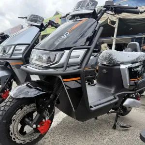 Велоскутер Crosser CR-13 PRO литий железо фосфат 76.8V/30AH/2000W 2026 - Чорний