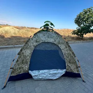 ПАЛАТКА 2-х местная! Походная ПАЛАТКА, намет камуфляж! Армейская.