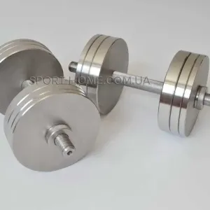 Гантелі 52 кг набір 2 по 26 кг. Металеві розбірні 14 20 24 30 40 50 КГ