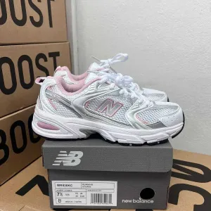 Кроссовки New balance 530 silver pink / Нью Беленс 530 серые розовые  36 37 38 39 40