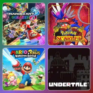 Игры Nintendo Switch Навсегда | Mario Kart 8 Deluxe, Pokemon Shield и Undertale