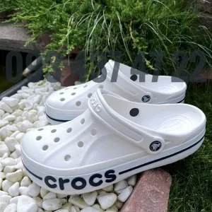 Crocs Bayaband Clog White Pink Lavender Grey Жіночі Крокси Сабо Crocs