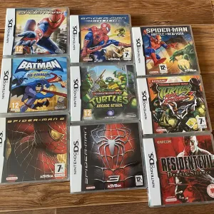 Nintendo DS: Resident Evil, Spider-Man, Batman, Turtles, Harry Potter