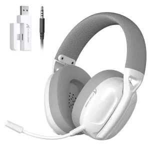 Безпровідні ігрові навушники ATTACK SHARK L80 (Bluetooth 5.3, 2.4G) (білі та чорні)