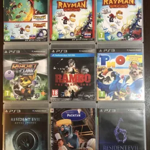 Sony PS3: Rayman Rambo Resident Evil, Ratchet & Clank, PES 2018, RDR GOTY Resistance, Riddick Remember Me, Рио Рататуй Risen, Red Faction Rango
