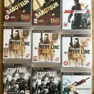 Sony PS3: Метро Луч Надежды, Painkiller Wolfenstein Quake Doom Mass Effect, Deus Ex Resistance Killzone Saboteur Battlefield Red Faction, Sniper