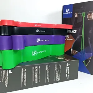 Оригінал U-Powex — гумові петлі для підтягувань, фітнесу та спорту.