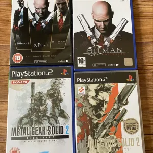 Sony PS2: Hitman Metal Gear Solid, Prince of Persia, Max Payne, GTA San Andreas Need for Speed, Baldurs Gate Gran Turismo Crach Sly Ratchet&Clank