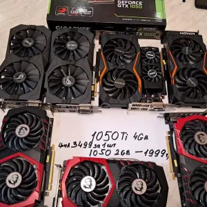 Видеокарта MSI GTX GAMING 1050 Ti 4GB КАК НОВАЯ! пломба и другие