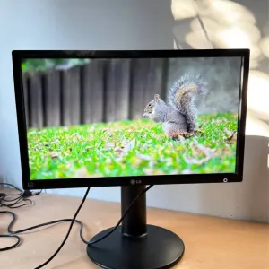 Монітор LG Flatron 24″ / Full HD / DVI / VGA / USB