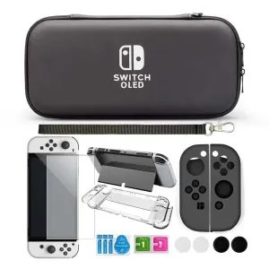 Нінтендо Свіч Олед Кейс сумка. Чохол на Nintendo Switch Oled. Скло